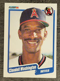 1990 Fleer #146 Claudell Washington