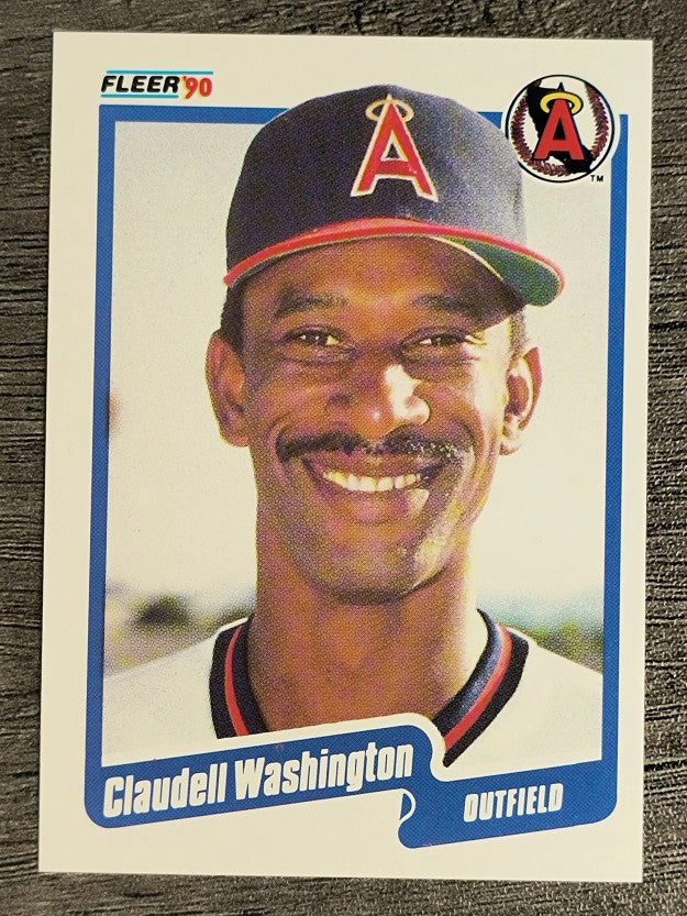 1990 Fleer #146 Claudell Washington