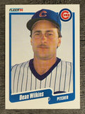 1990 Fleer #47 Dean Wilkins RC