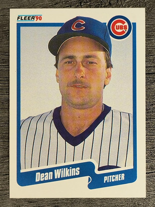 1990 Fleer #47 Dean Wilkins RC