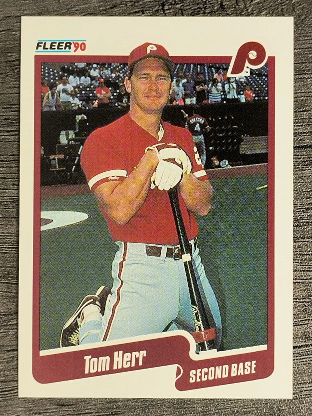 1990 Fleer #560 Tommy Herr
