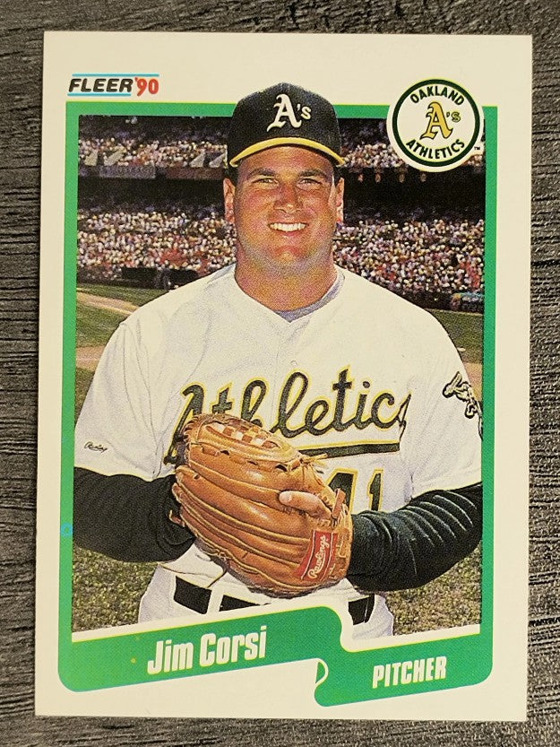 1990 Fleer #4 Jim Corsi