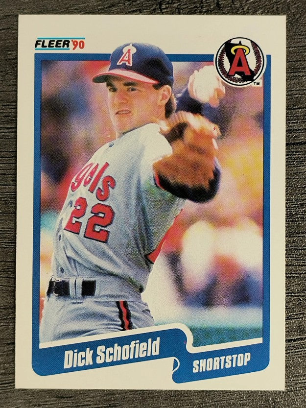 1990 Fleer #144 Dick Schofield