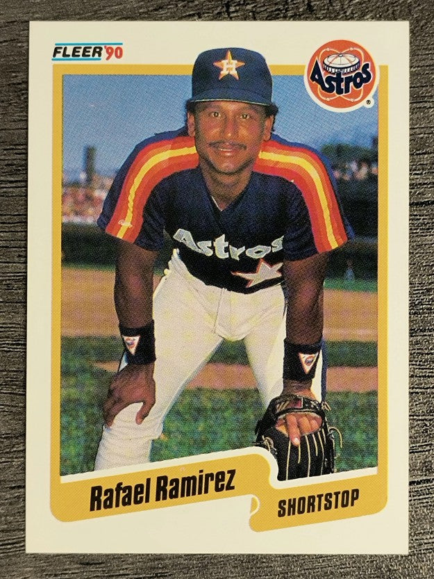 1990 Fleer #234 Rafael Ramirez
