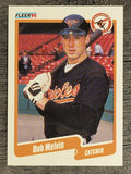 1990 Fleer #181 Bob Melvin