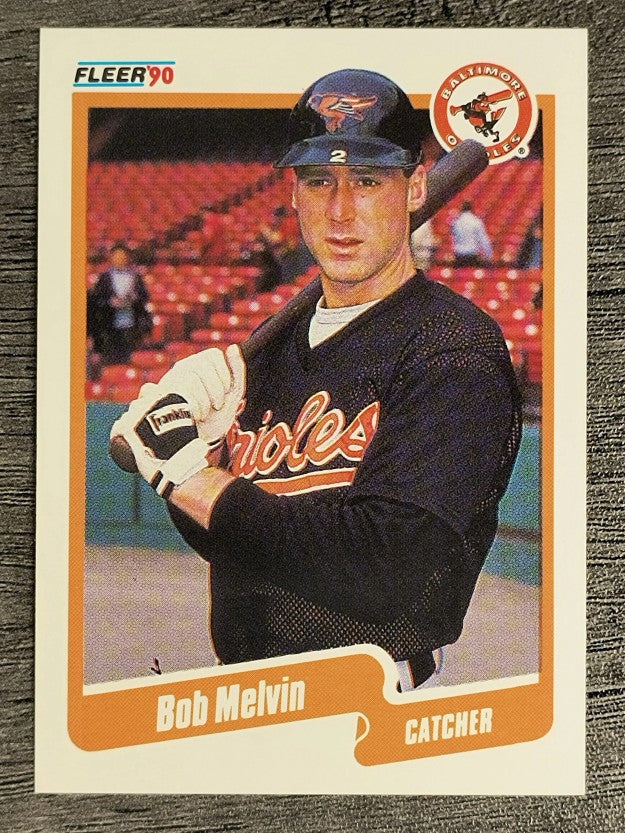 1990 Fleer #181 Bob Melvin