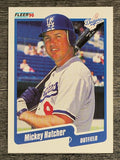 1990 Fleer #398 Mickey Hatcher