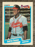 1990 Fleer #597 Andres Thomas