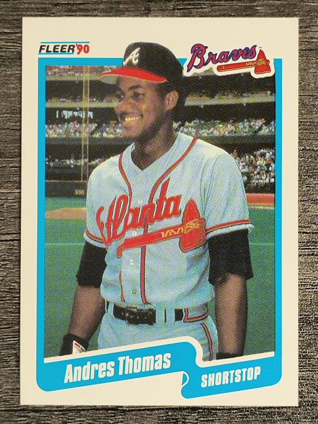 1990 Fleer #597 Andres Thomas
