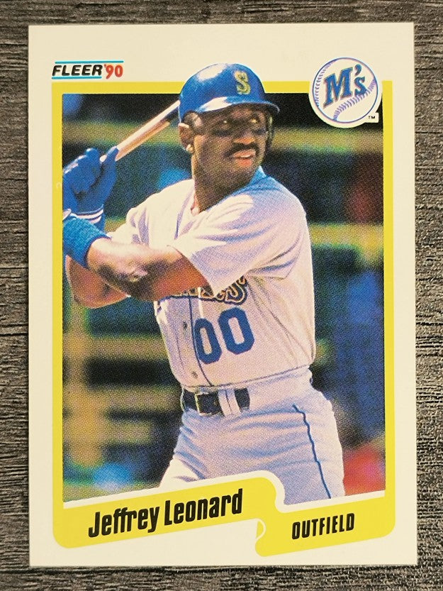 1990 Fleer #519 Jeffrey Leonard