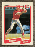 1990 Fleer #429 Jeff Reed