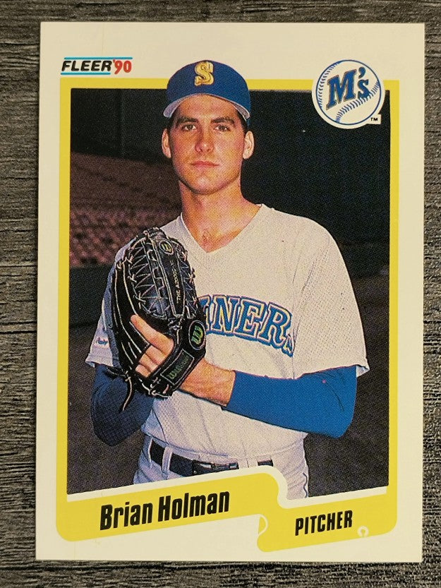 1990 Fleer #516 Brian Holman