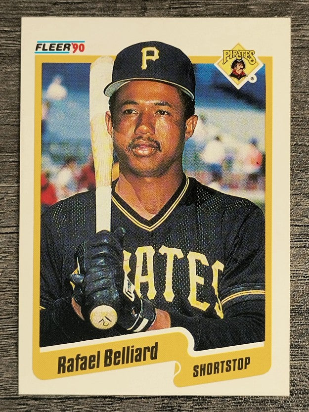 1990 Fleer #460 Rafael Belliard