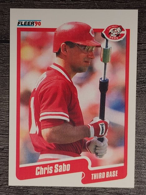 1990 Fleer #433 Chris Sabo