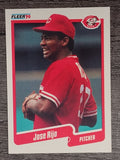 1990 Fleer #430 Jose Rijo