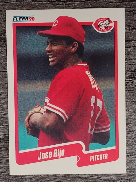 1990 Fleer #430 Jose Rijo