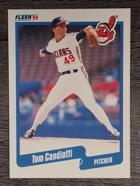 1990 Fleer #488 Tom Candiotti