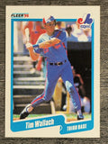 1990 Fleer #364 Tim Wallach