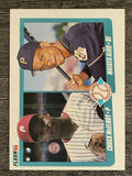 1990 Fleer #650 Chuck McElroy/Moises Alou RC