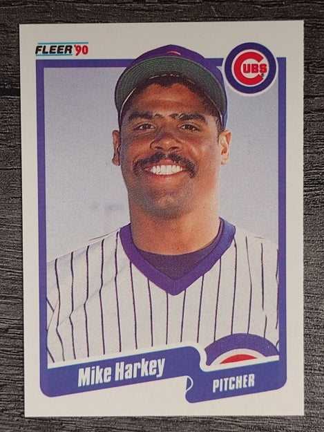 1990 Fleer #33 Mike Harkey