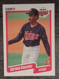 1990 Fleer #376 German Gonzalez