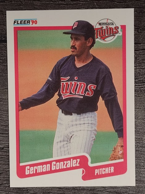 1990 Fleer #376 German Gonzalez