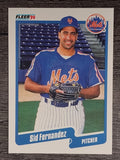 1990 Fleer #203 Sid Fernandez