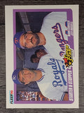 1990 Fleer #633 Mark Gubicza/Jeff Russell