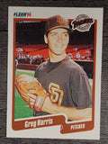 1990 Fleer #158 Greg W. Harris