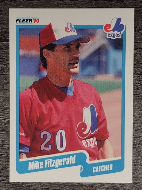 1990 Fleer #343 Mike Fitzgerald