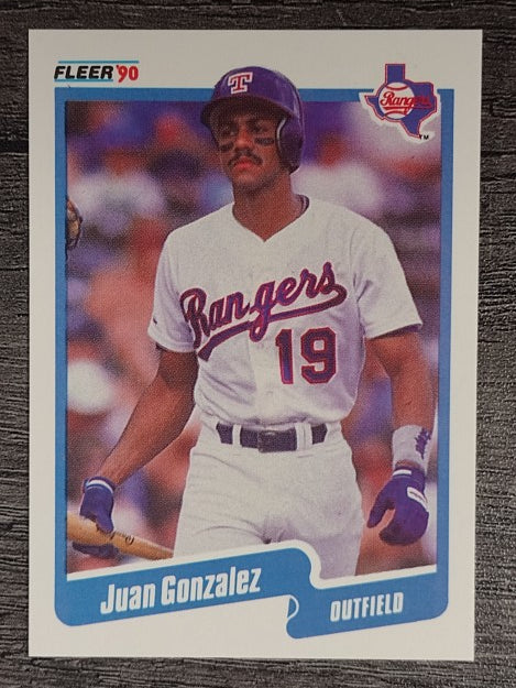 1990 Fleer #297 Juan Gonzalez RC