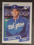 1990 Fleer #390 Tim Crews