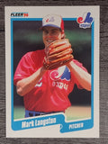 1990 Fleer #352 Mark Langston