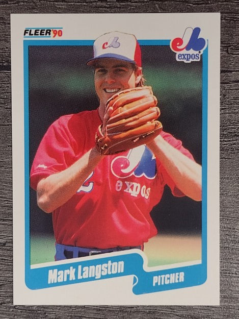 1990 Fleer #352 Mark Langston