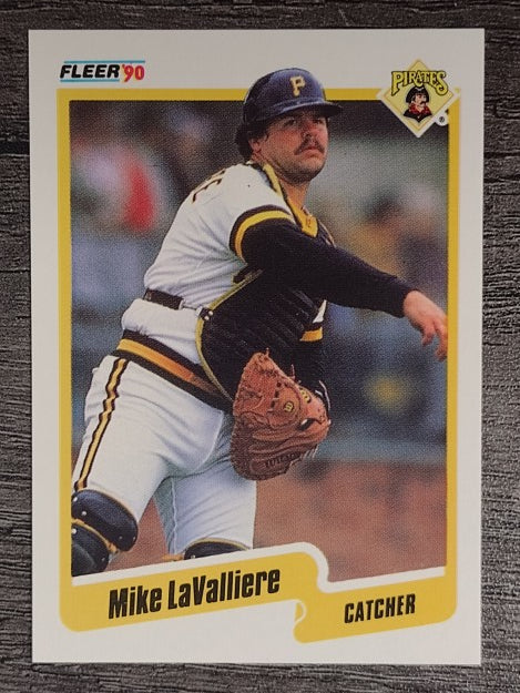 1990 Fleer #473 Mike LaValliere