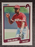 1990 Fleer #564 Ricky Jordan