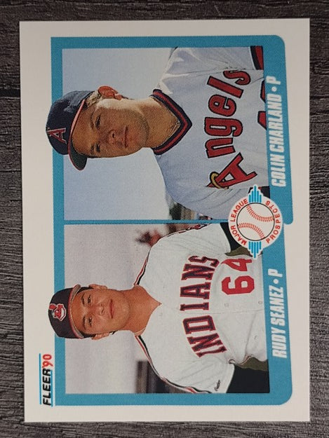 1990 Fleer #640 Rudy Seanez RC/Colin Charland RC