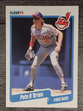 1990 Fleer #498 Pete O'Brien