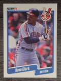 1990 Fleer #490 Dave Clark
