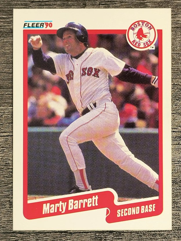 1990 Fleer #266 Marty Barrett