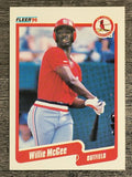 1990 Fleer #253 Willie McGee