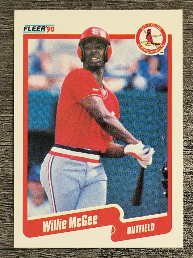 1990 Fleer #253 Willie McGee
