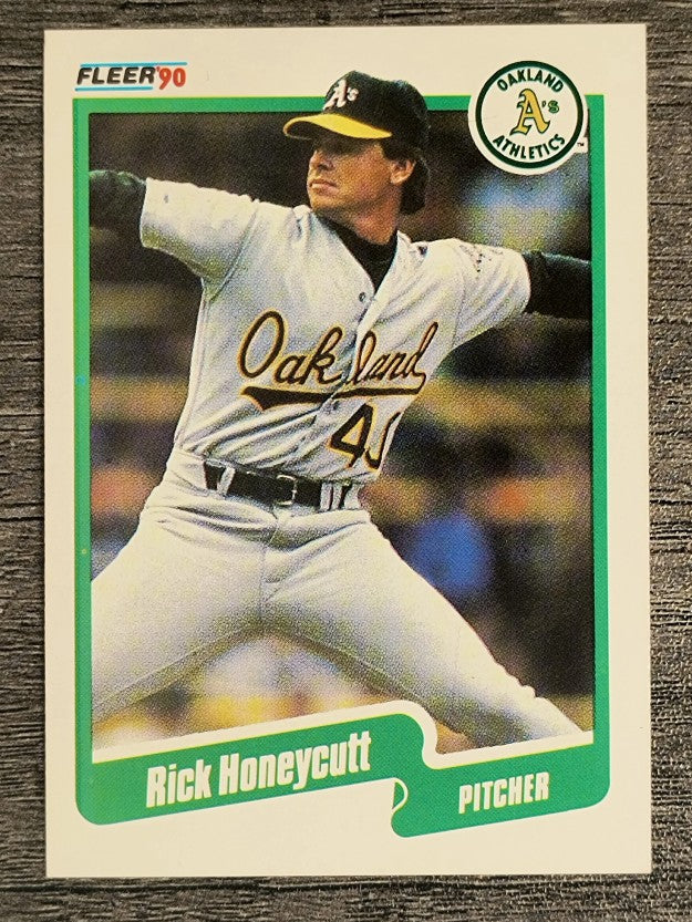 1990 Fleer #11 Rick Honeycutt