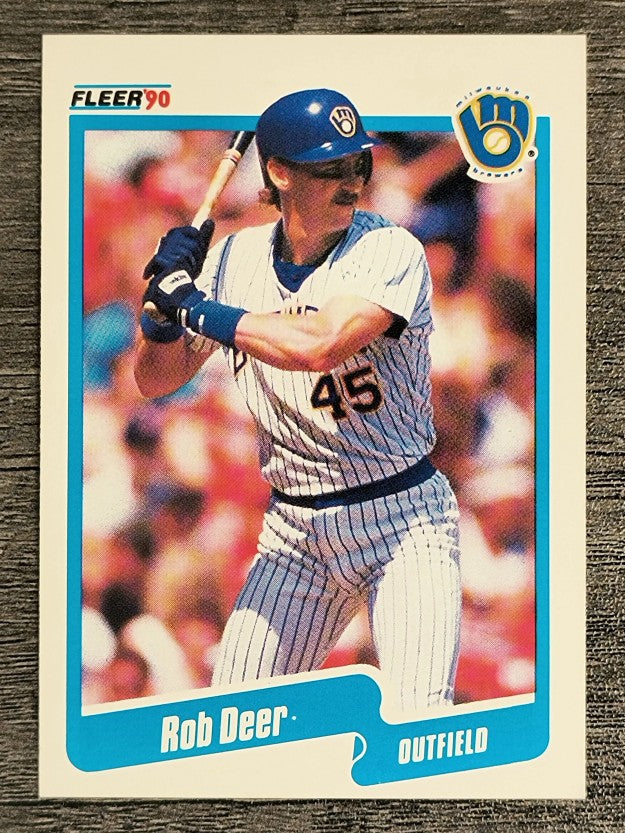 1990 Fleer #320 Rob Deer