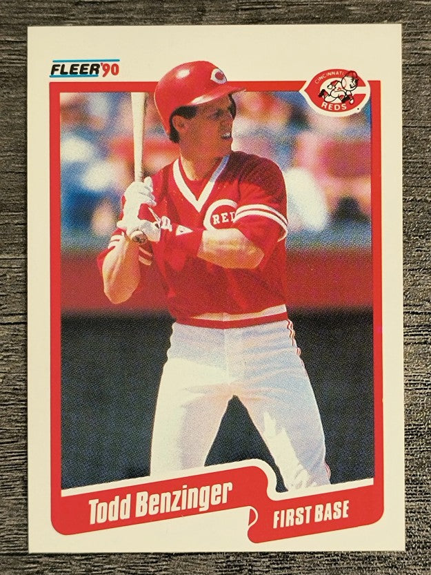 1990 Fleer #413 Todd Benzinger