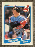 1990 Fleer #502 Cory Snyder