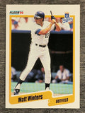 1990 Fleer #124 Matt Winters RC