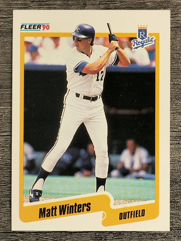 1990 Fleer #124 Matt Winters RC
