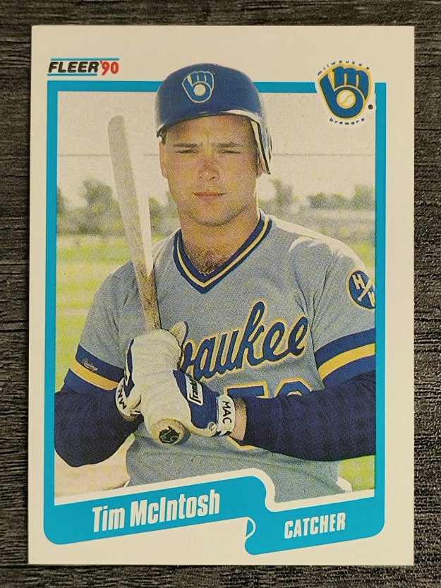1990 Fleer #329 Tim McIntosh RC