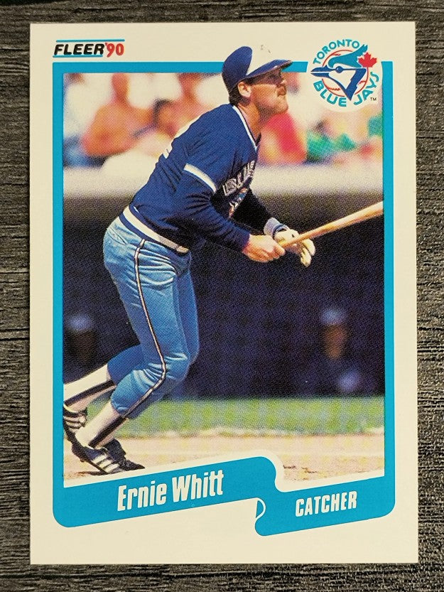 1990 Fleer #97 Ernie Whitt